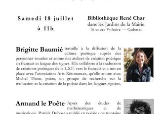 Lecture en voix et langue des signes