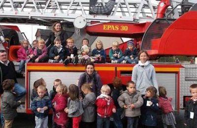 Visite de la caserne des pompiers