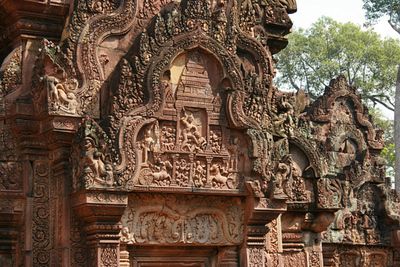Temple de Banteay Srei (La Cité des Femmes) - Cambodge (Scan de photos papier)