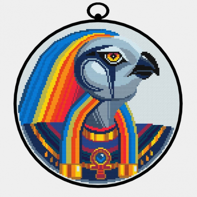 Broderie médaillon 263