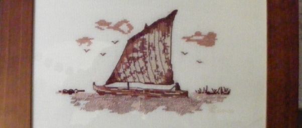 Broderie:  Une Pinassotte 