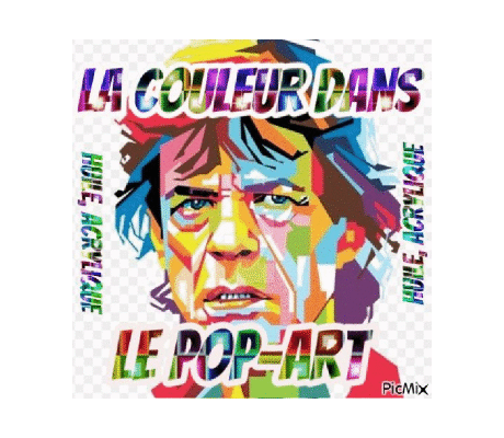 Dessin et peinture - vidéo 3857 : La couleur dans le pop-art - acrylique, huile.