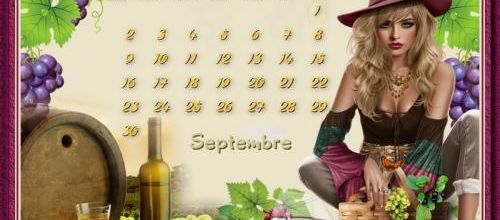 Mon calendrier de septembre 