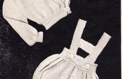 Layette: barboteuse et gilet