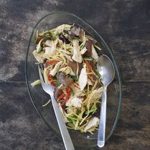 Poulet sauté au gingembre