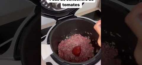 Sauce bolo rapide (cookéo)