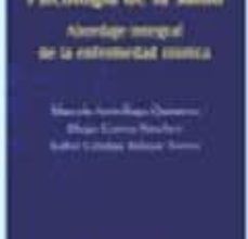 [PDF/Kindle] PSICOLOGIA DE LA SALUD: ABORDAJE INTEGRAL DE LA ENFERMEDAD CRONIC A descargar gratis