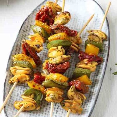 Brochettes de moules