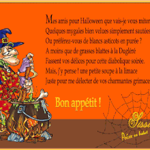 Un poème  de Sissi pour Halloween