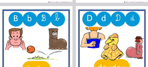 MAJ: les affiches référence des graphèmes de la P2 sont prêtes!