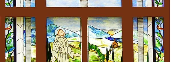 Nouveaux vitraux de François et Claire