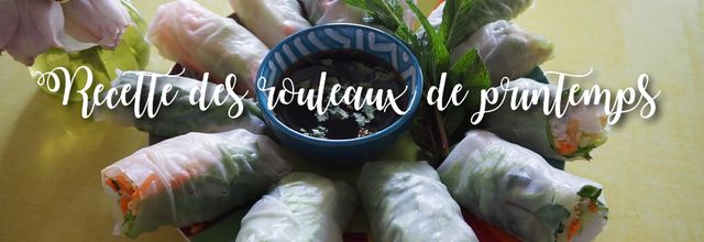 Recette des rouleaux de printemps (et la petite sauce qui va avec !)