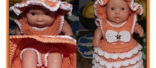 laura et sa tenu mandarine