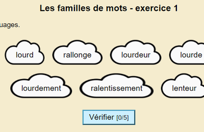 Les familles de mots