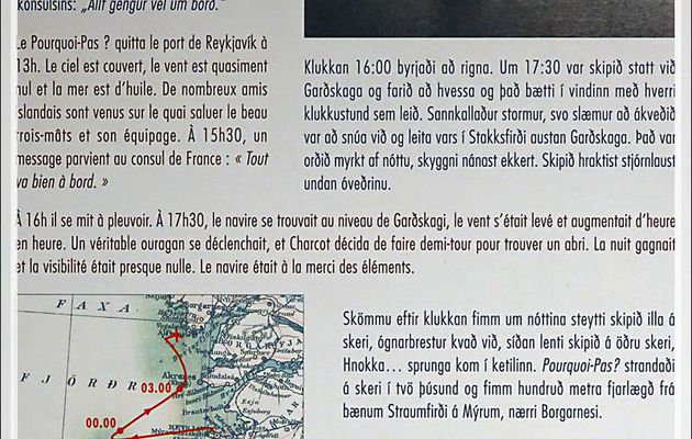 06/06/2023 : sur les traces du Commandant Jean-Baptiste Charcot - Musée Charcot - Centre de recherche de biologie marine de Reykjanes - Sandgerdi - Islande