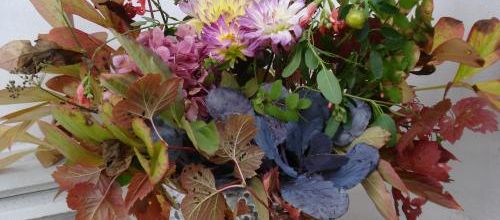 feuillages d'automne en bouquet