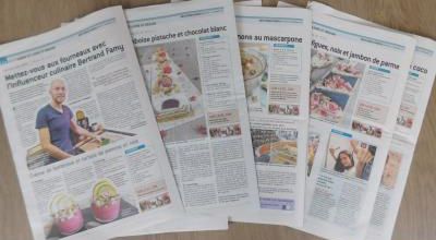 Mes recettes dans le Journal de Saône & Loire JSL 71 - Noël 2018