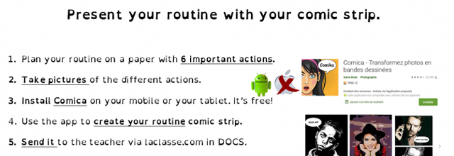 Final task - Prepare your routine