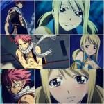 Une citation d'amitier avec une image de Natsu et Lucy 