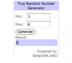 Résultat du concours pour le premier anniversaire du blog