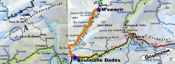 Gorges du Dadés - de Boulmane a Msemrir (1)