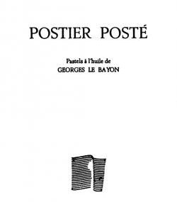 à propos de « Postier posté » (Jacques Josse)