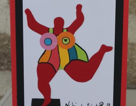 Carte / A la manière de Niki de Saint Phalle