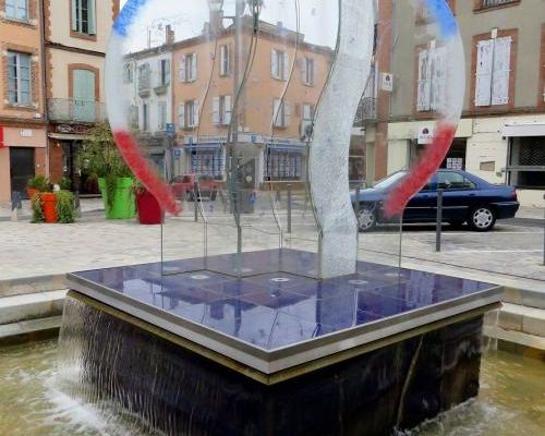 une fontaine à Castelsarrasin