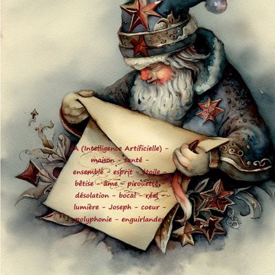 La lettre au père Noël avec les croqueurs de mots