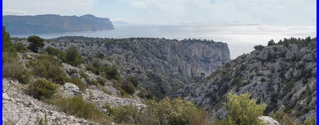 Calanques, les falaises du Devenson