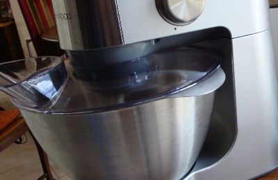 Brioche aux pépites de chocolat au robot Kenwood