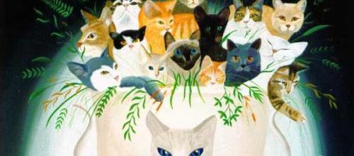 Tableau du samedi : Bouquet de chats