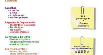 Formation en écriture dans le Sud