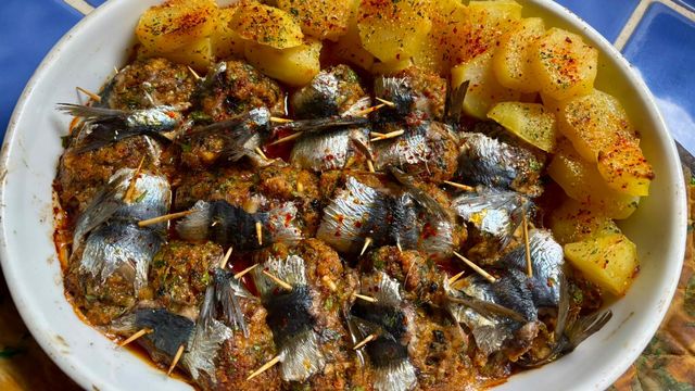 Sardines farcies au Pécorino
