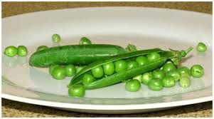Soupe de petits pois à la crème en verrine 