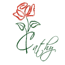 651 - Rose rouge - signature, blinkie, gif animé, fleur