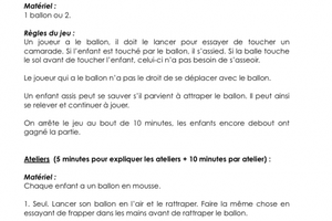 Lancer - recevoir