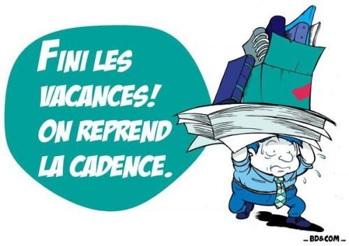 C'est aujourd'hui la reprise !!!