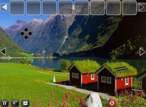 Big Mountain greenery lake escape soluce