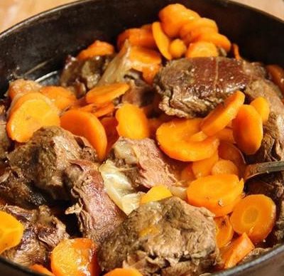 Estouffade de joue de boeuf