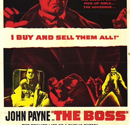 The boss, Byron Haskin, 1956