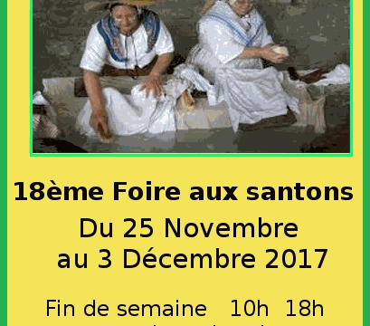 La foire aux santons c'est dès aujourd'hui !!