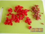 Cake à la cerise et fraise confites