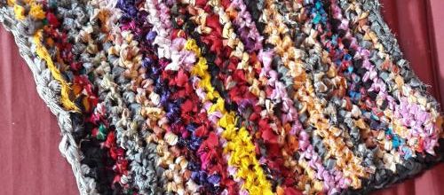 Dessus de chaise crocheté en traphilo