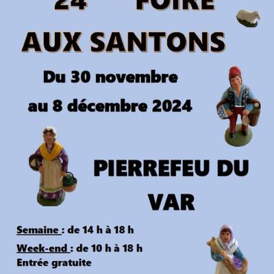 Foire aux santons c'est c e week end !!!