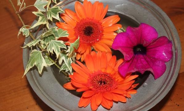 Coupelle de fleurs...