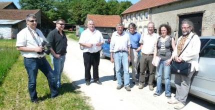 Réunion à la ferme de Fundenhoff, mardi 25 mai 2010, à 10h00. (Albert Fagioli)