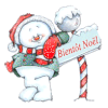 Bientôt Noël, gif animé, blinkie,carte, attente