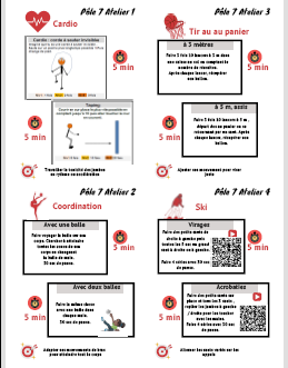 Rituel d'EPS sur 30 min période 3