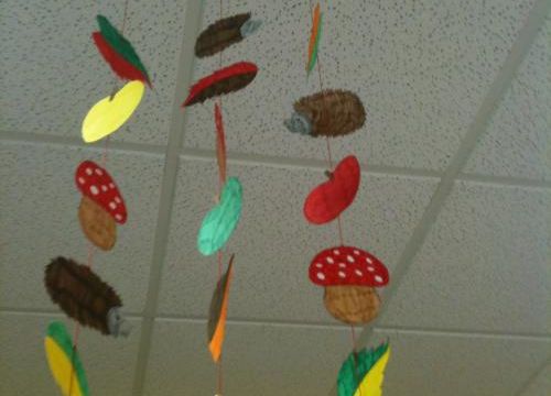 *Bricolage: un mobile d'automne
